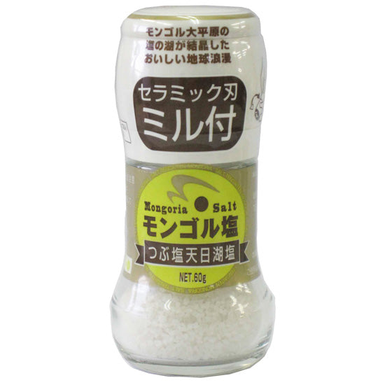 11022169　ムソー 木曽路物産　モンゴル塩（ミル付）60g